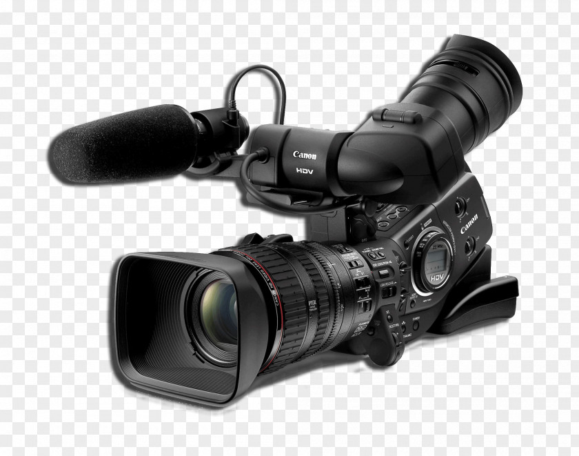 Video Camera Cameras Canon HDV Three-CCD PNG