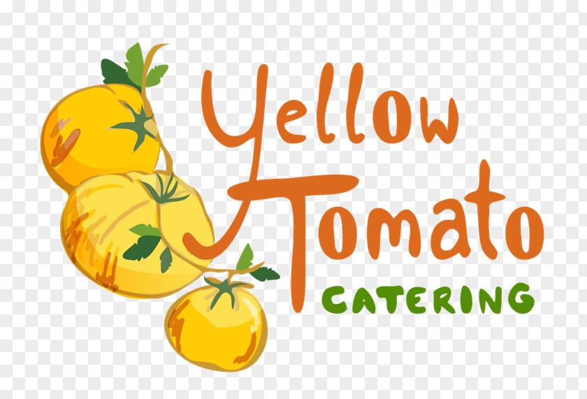 Business Logo Yellow Tomato Catering Clip Art PNG