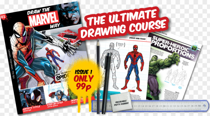 Comics Studies How To Draw The Marvel Way Spider-Man Drawing PNG