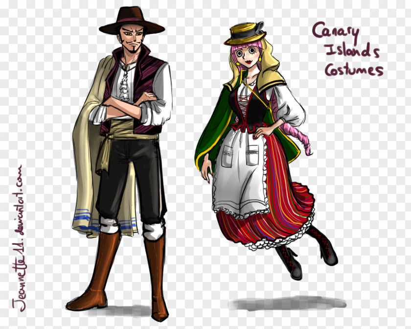 Mihawk Canary Islands Costume Design Islanders Clothing PNG