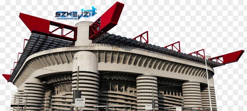 Building Facade San Siro Stadium Landmark Worldwide PNG