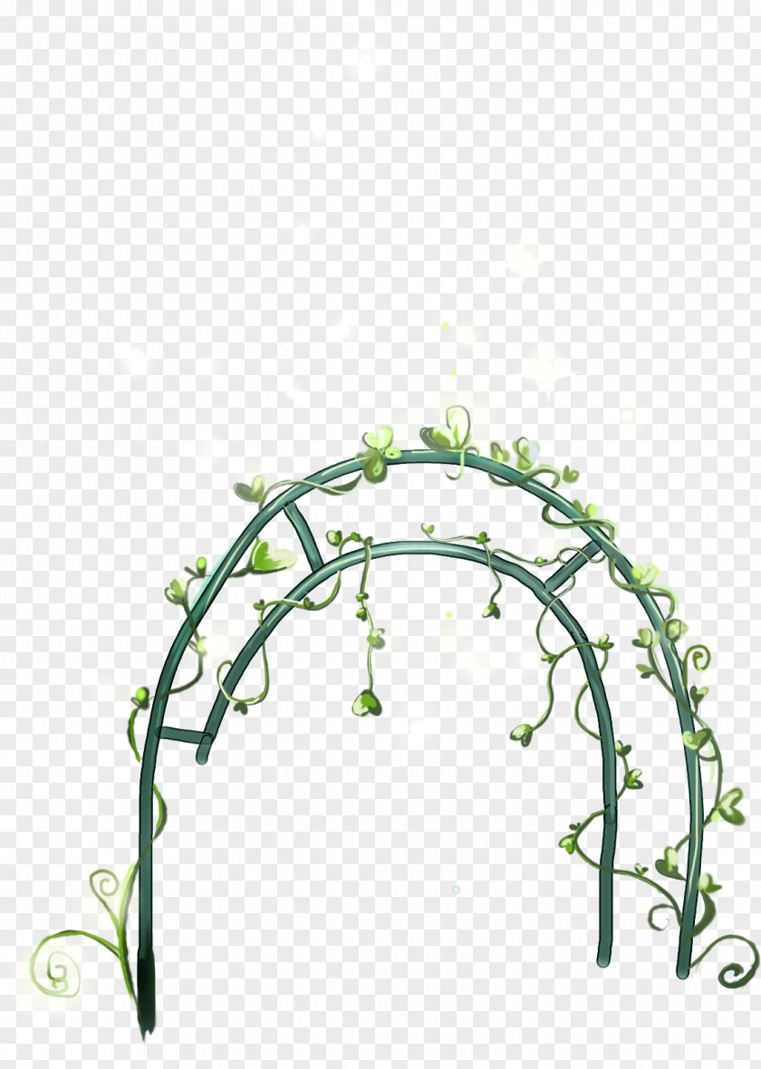 Cute Cartoon Hand-painted Wrought Iron Gate Drawing PNG