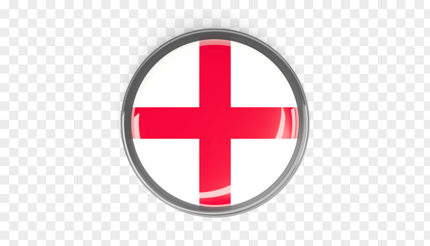 Metal Button Flag Of England Stock Photography PNG