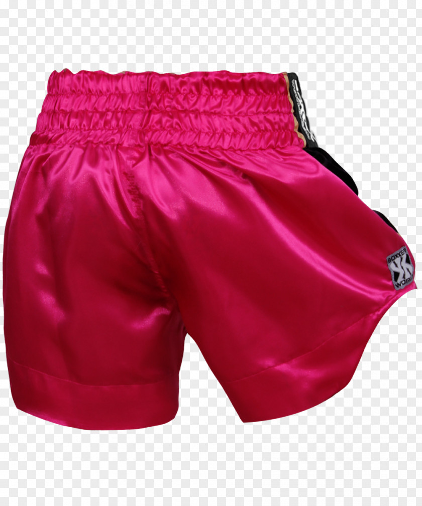 Pink Curve Swim Briefs Trunks Bermuda Shorts M PNG