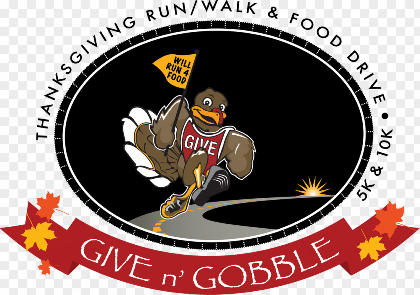 Run Juvenile Sherwood Give 'n Gobble Logo Thanksgiving Day Organization PNG