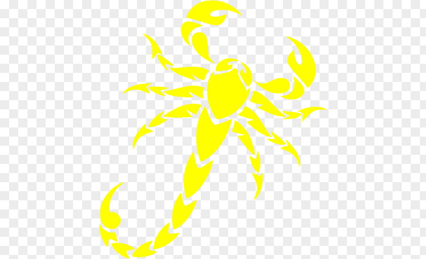 Scorpion Insect Yellow Clip Art PNG
