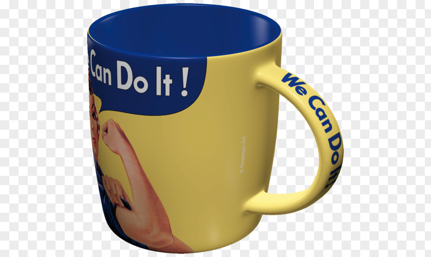 We Can Do It Coffee Cup Mug Kop Teacup PNG