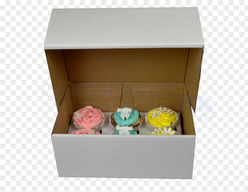 Box Cupcake Window Carton PNG