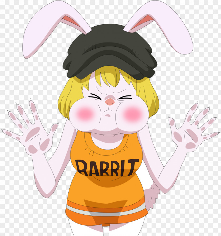 Choper Easter Bunny Cheek Ear Chewing Carrot PNG