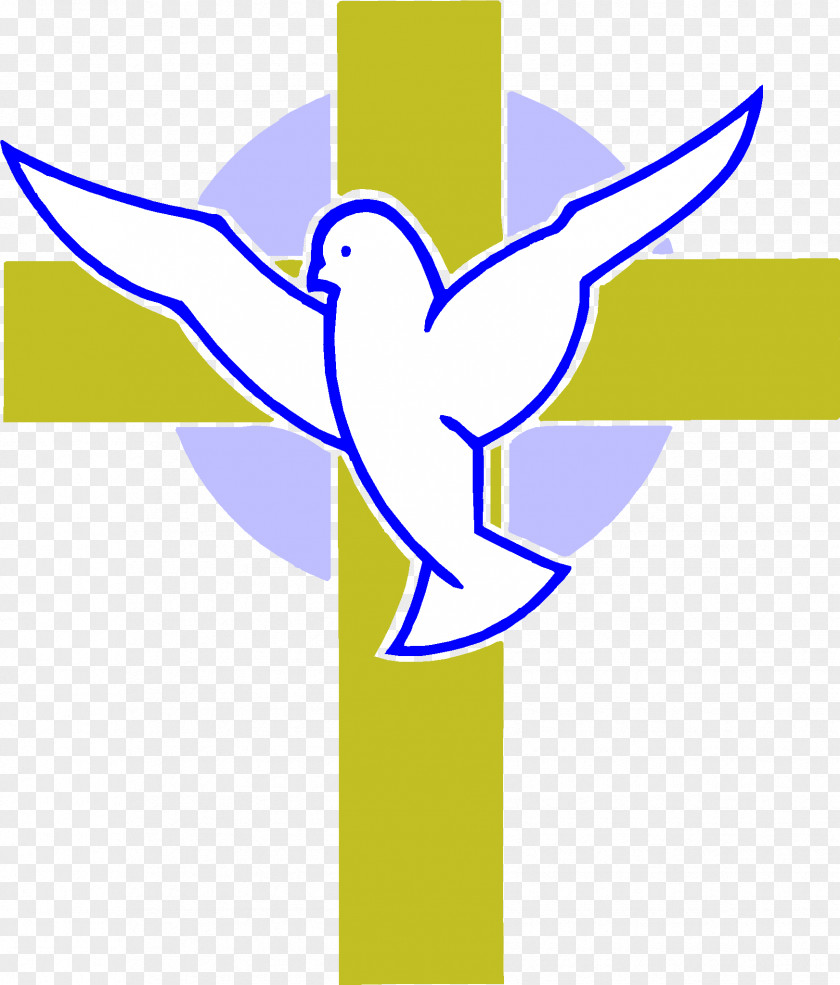 Cross Calvary Christian Doves As Symbols Religion Clip Art PNG