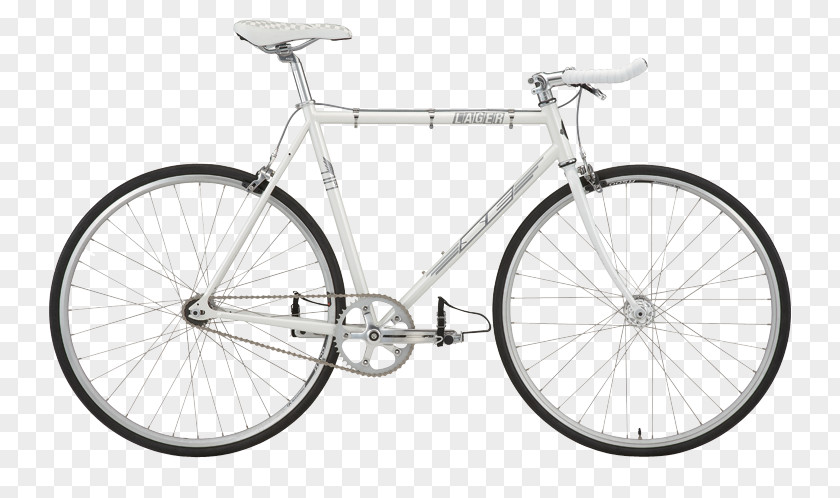 Singlespeed Bicycle Single-speed Fixed-gear Road White PNG