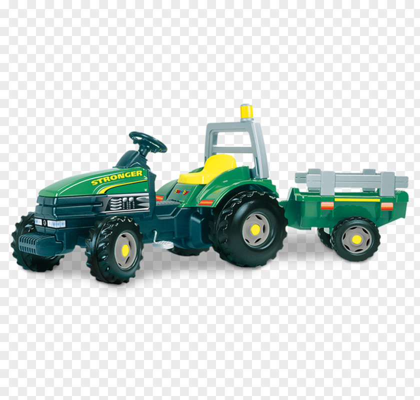 Tractor Trailer Ladewagen Toy Vehicle PNG