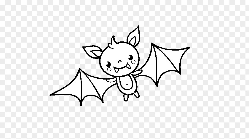 Un Dibujo De Maiz Vampire Bat Cute Colouring Coloring Book Drawing PNG