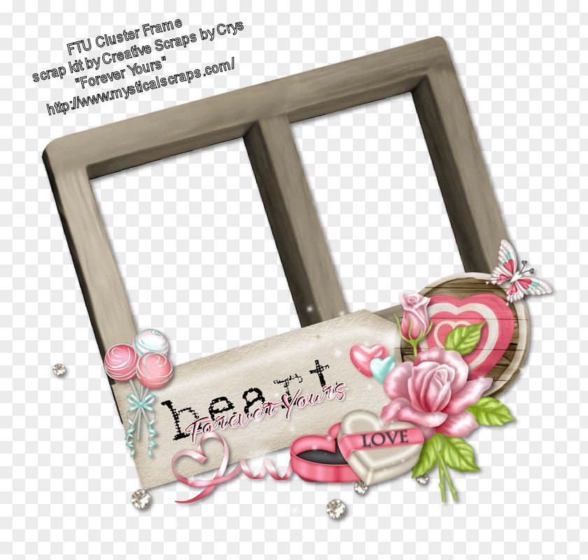 Yours Picture Frames Font PNG