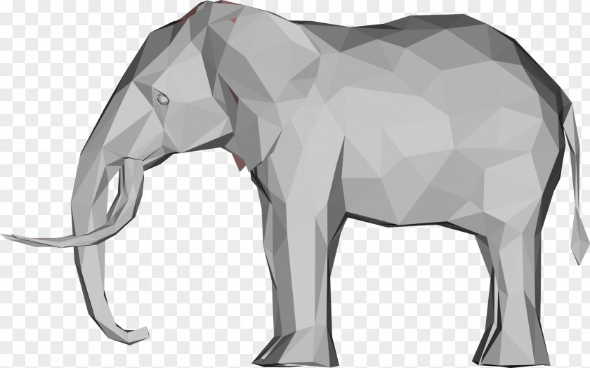 3D Vector Elephant Three-dimensional Space Computer Graphics PNG