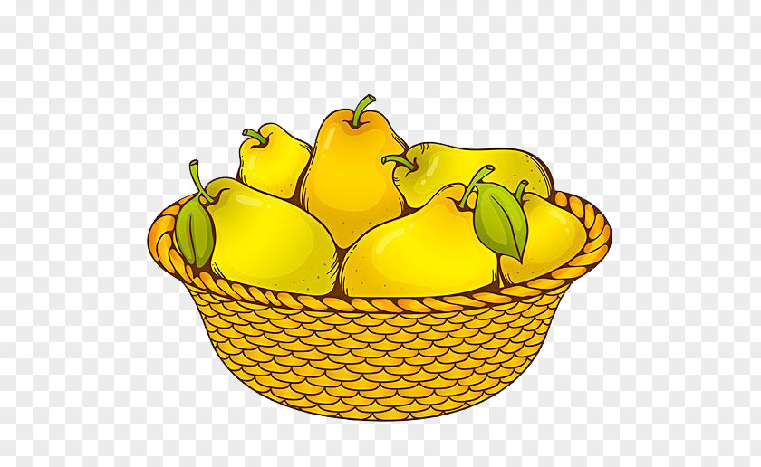 A Basket Of Pears Juice Pyrus Nivalis Poster Fruit PNG