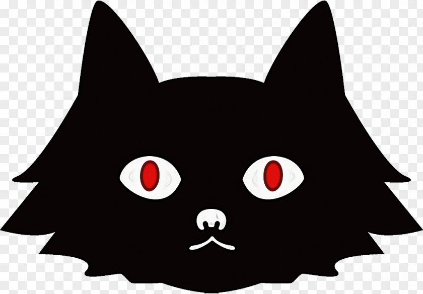 Black Cat Halloween PNG