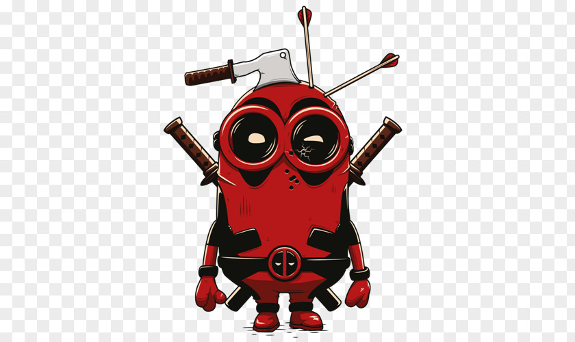 Deadpool T-shirt Minions Cable Film PNG