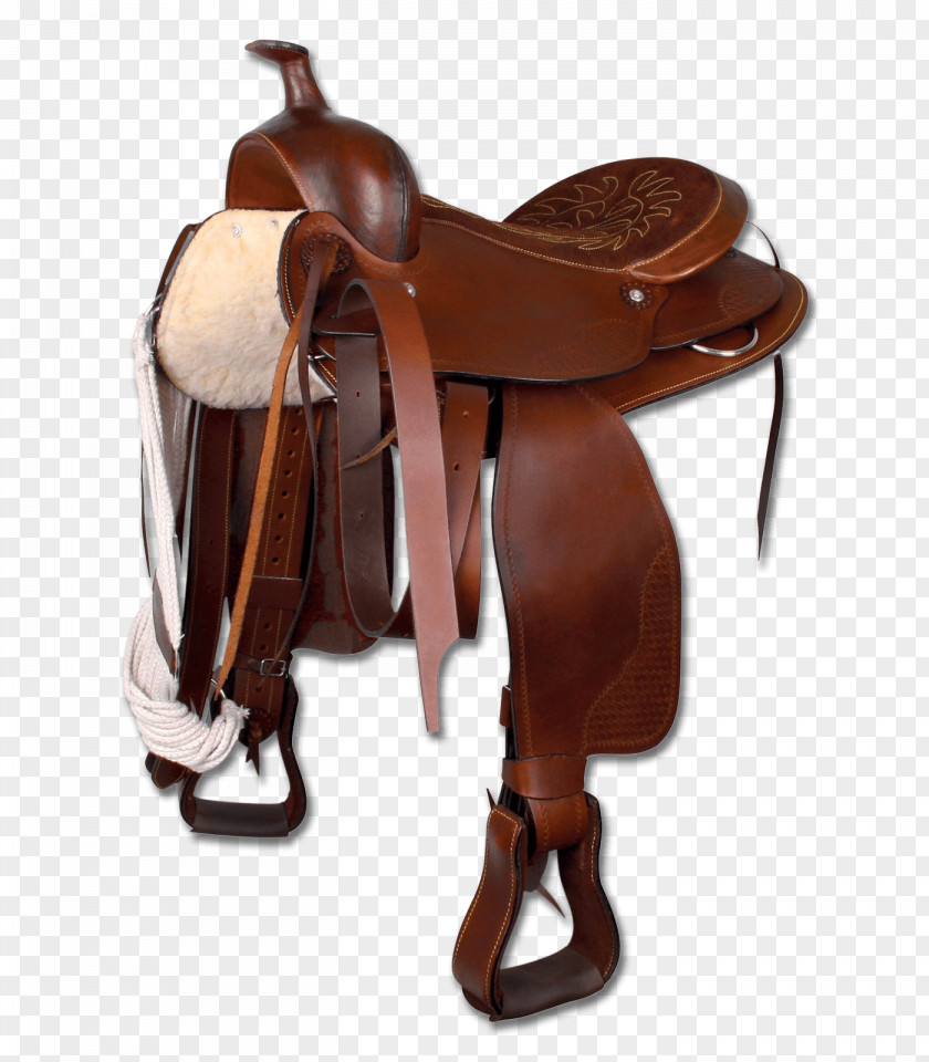 Horse Saddle Western Tack Equestrian Pony PNG