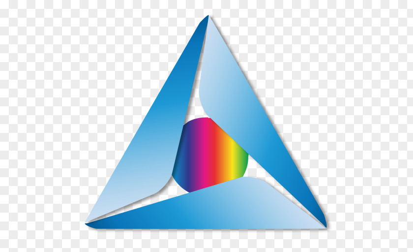 Into Triangle Line Desktop Wallpaper PNG