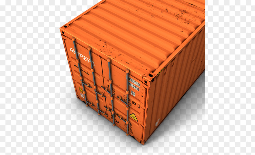 Intermodal Container Transport Freight Station PNG