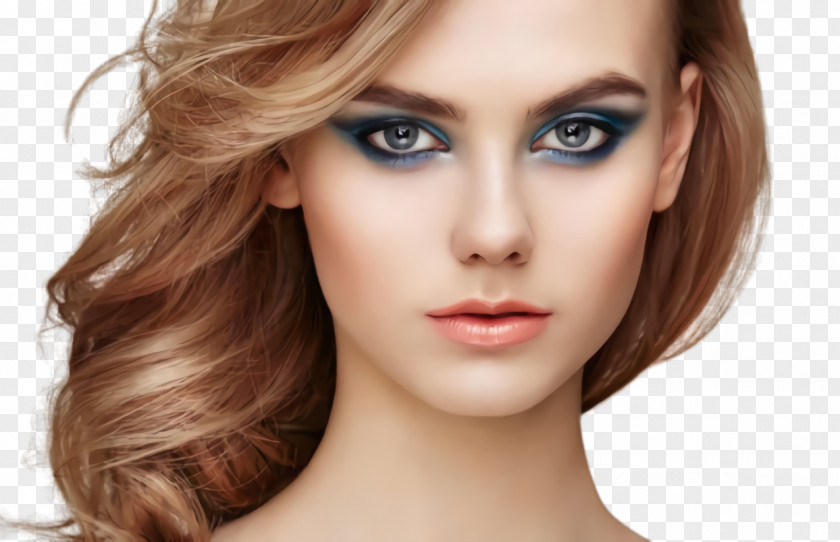 Lip Blond Hair Face Eyebrow Hairstyle Chin PNG