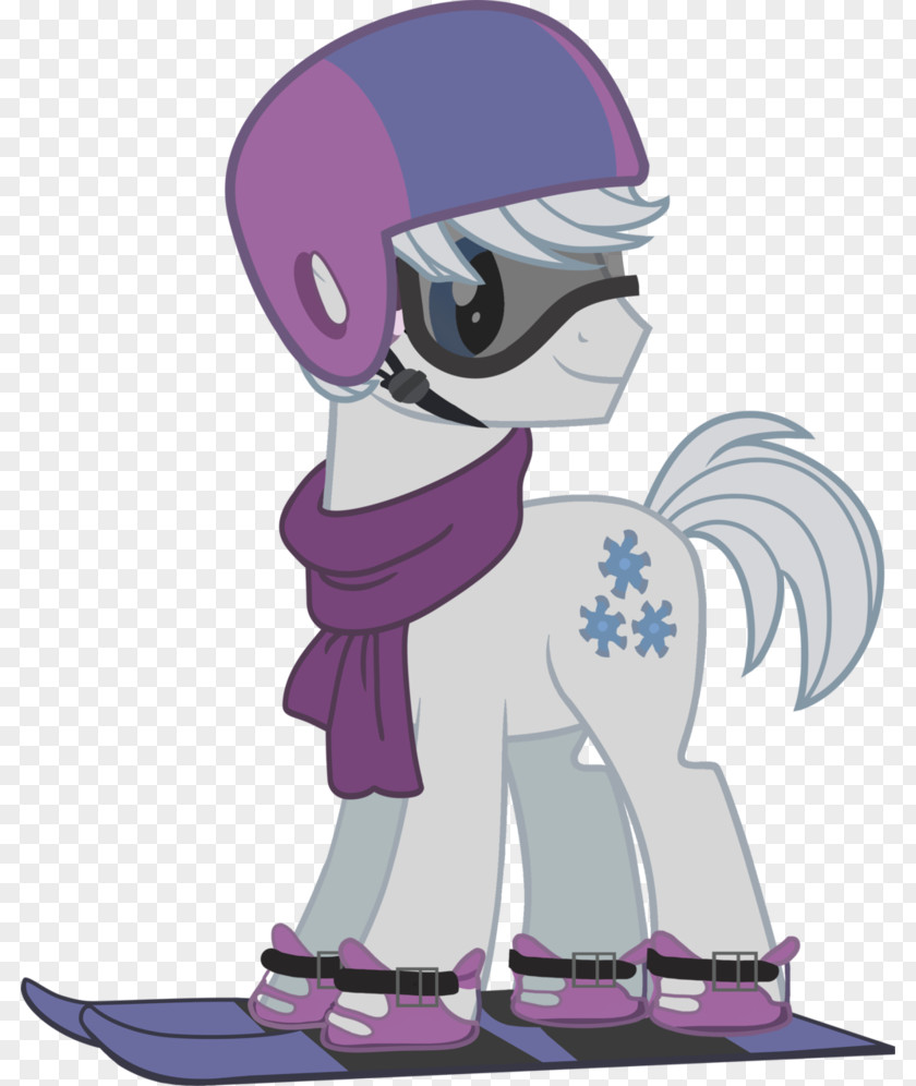 My Little Pony Skiing Horse Snowboarding PNG