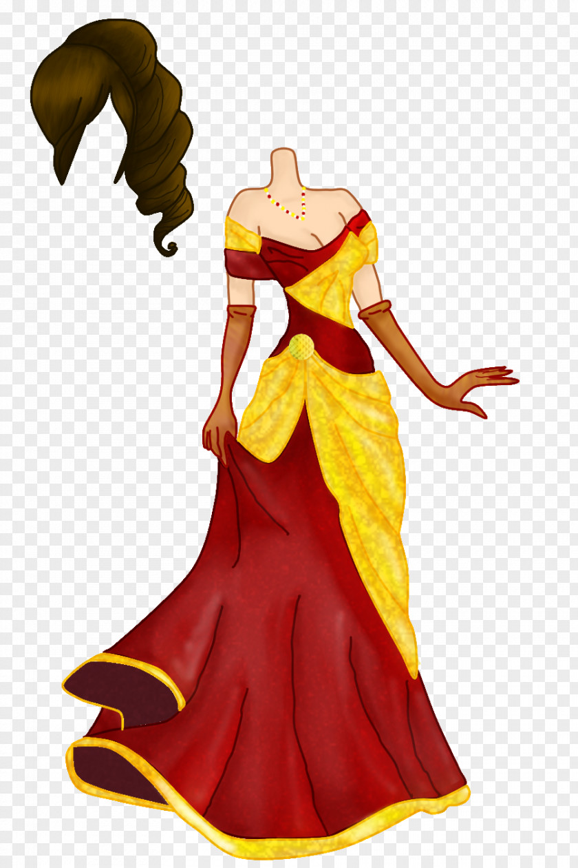 Costume Design Character Cartoon Gown PNG
