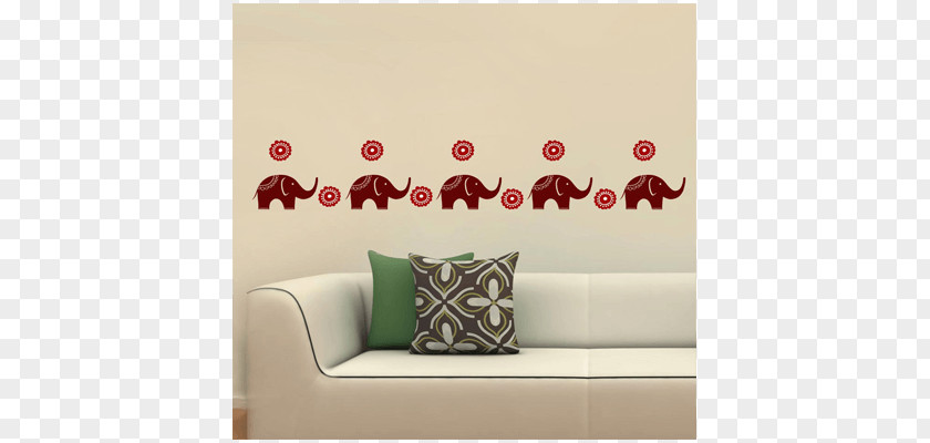 Elephant Motif Wall Decal Sticker City Of London Interior Design Services PNG