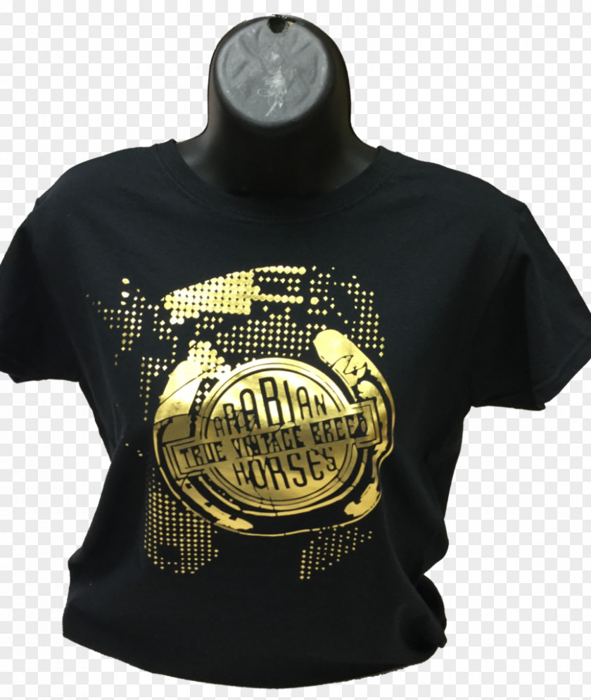 Gold Dots T-shirt Sleeve Outerwear Neck Font PNG