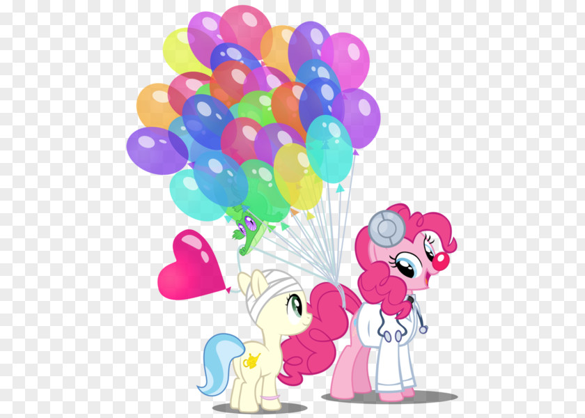 Pinkie Pie Pony BronyCon Balloon Dress PNG