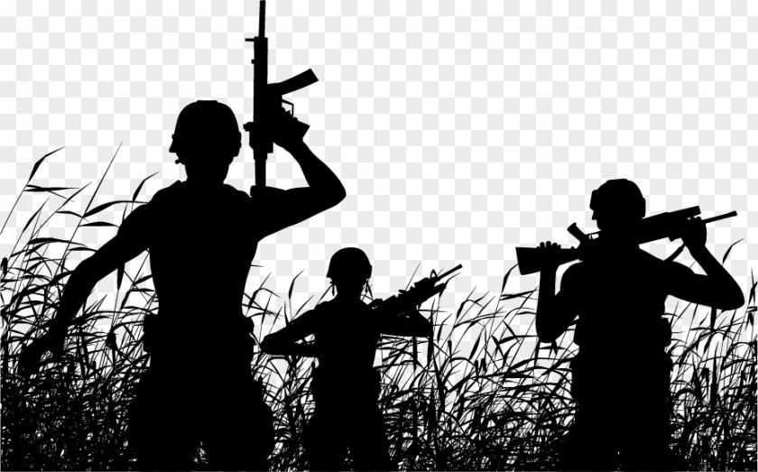 Soldier Silhouette Royalty-free Illustration PNG