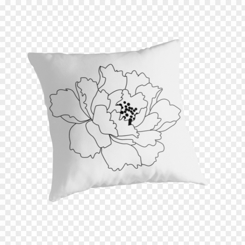 Subshrubby Peony Flower Lake Annecy Superior Sherborne Throw Pillows PNG