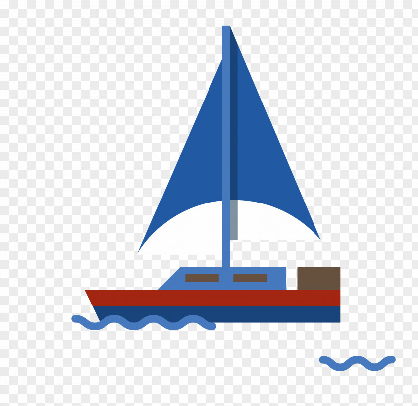 Vector Sailing Material Ship The Sea PNG
