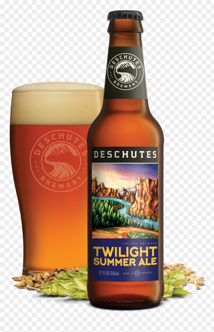 Beer Deschutes Brewery Pale Ale Mirror Pond PNG