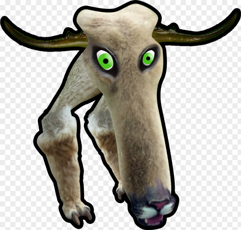 Creative Ostrich Cattle Goat Horse Horn Antelope PNG