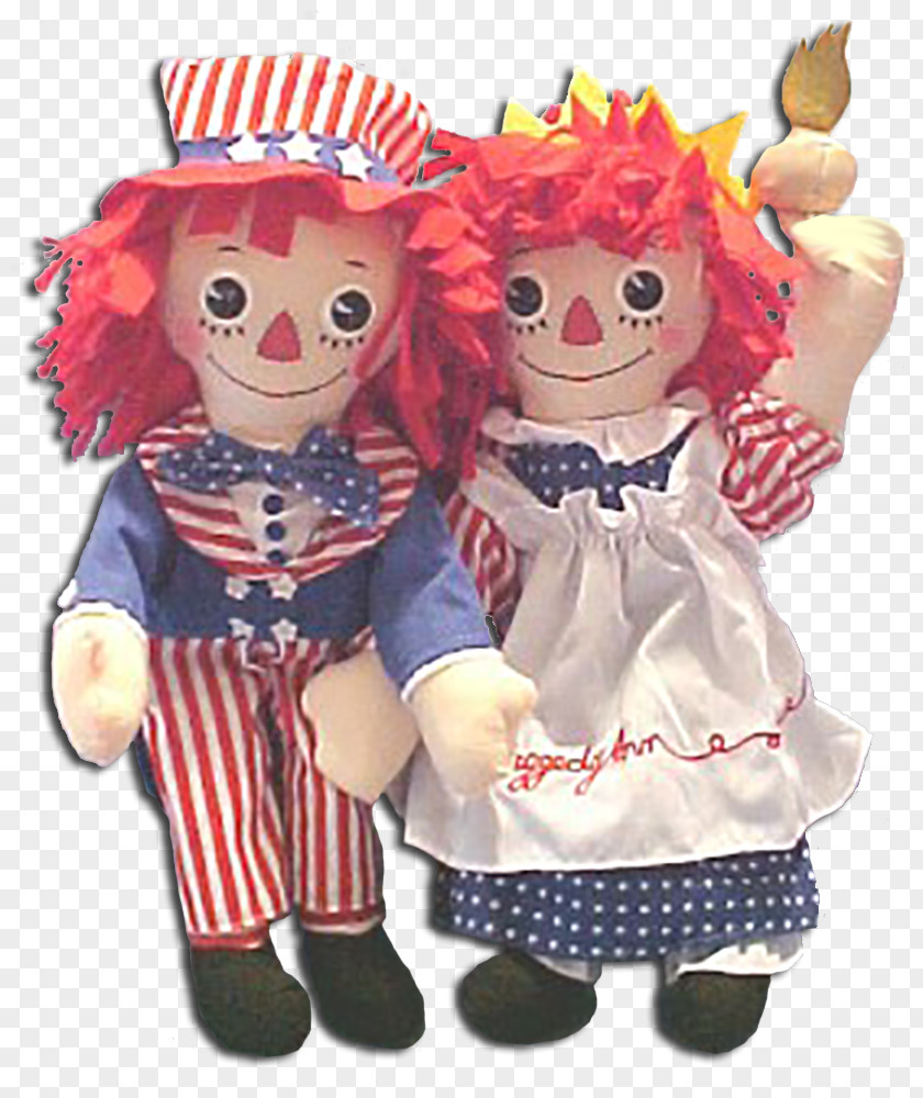 Doll Raggedy Ann & Andy Rag Stuffed Animals Cuddly Toys PNG
