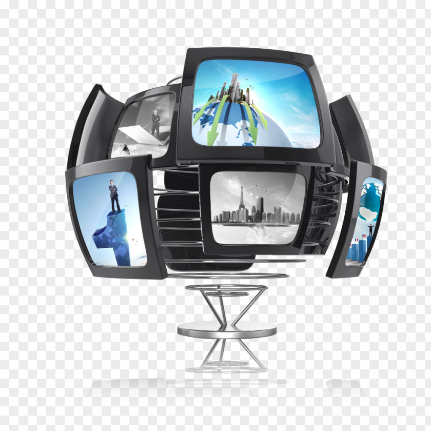 Free Three-dimensional Projector To Pull The Material Television Raster Graphics PNG