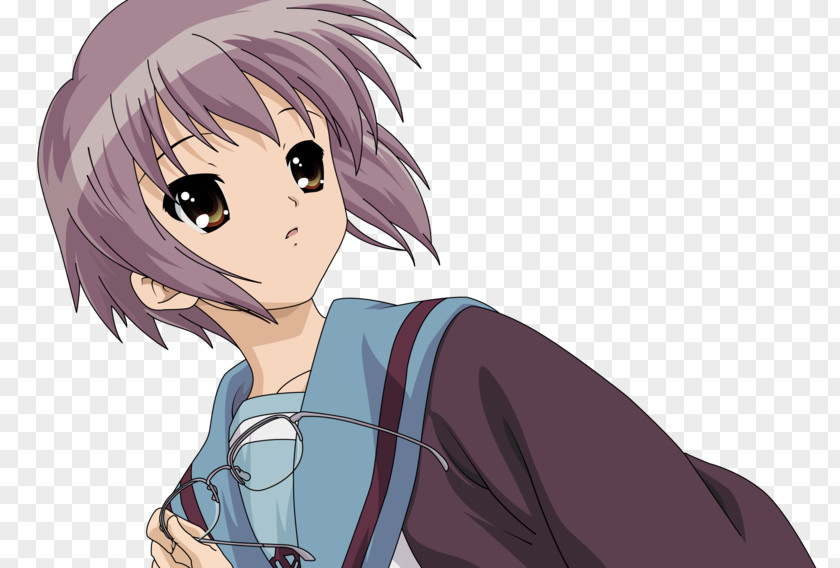 Fuwa Vector Yuki Nagato Kyon Pain Haruhi Suzumiya PNG