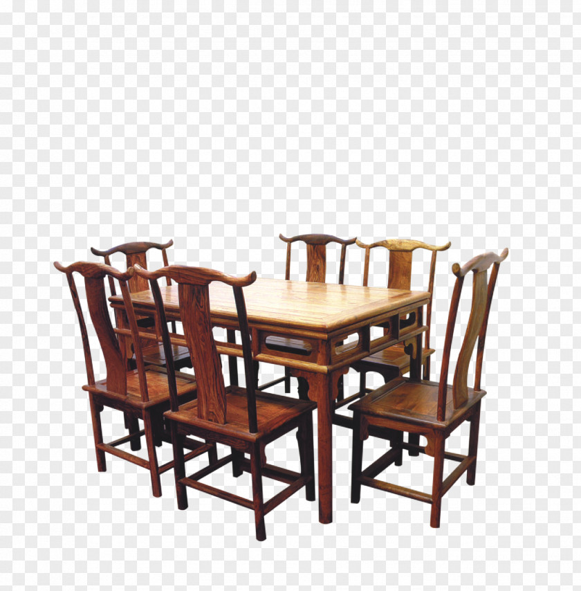 Mahogany Tables And Chairs Table Chair Wood Furniture PNG