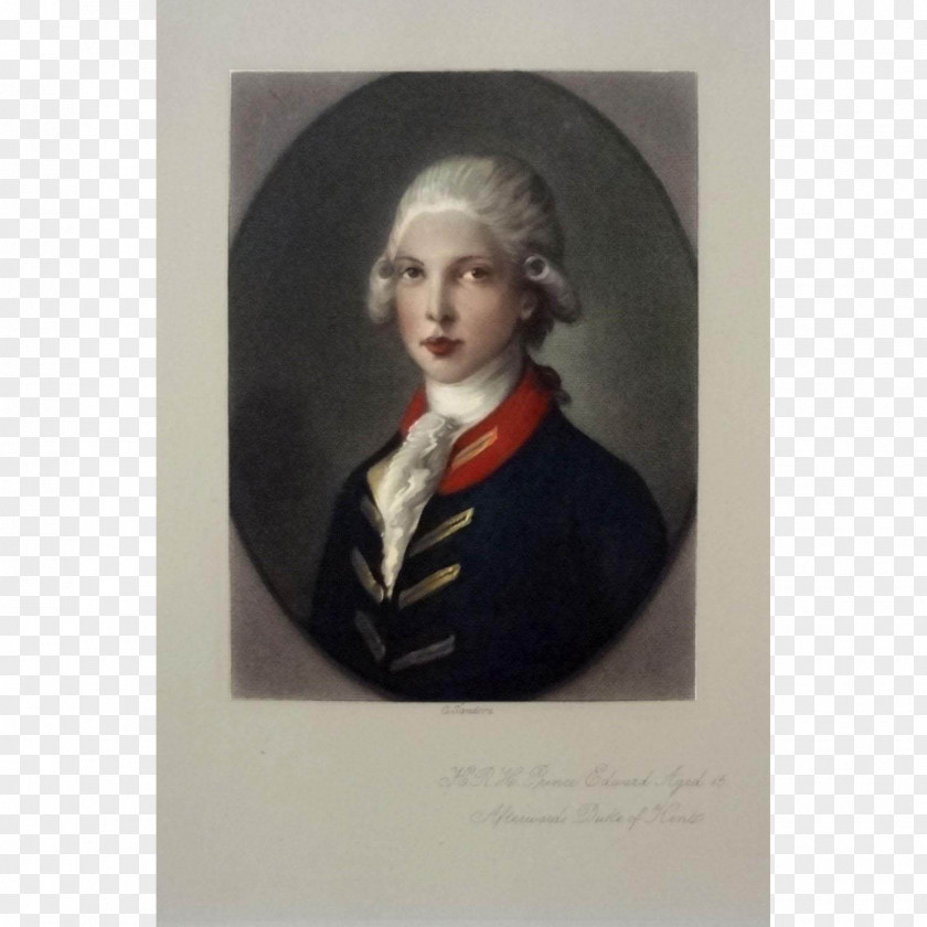 Prince Edward, Later Duke Of Kent (1767-1820) National Portrait Gallery Thomas Gainsborough Henry Graves PNG