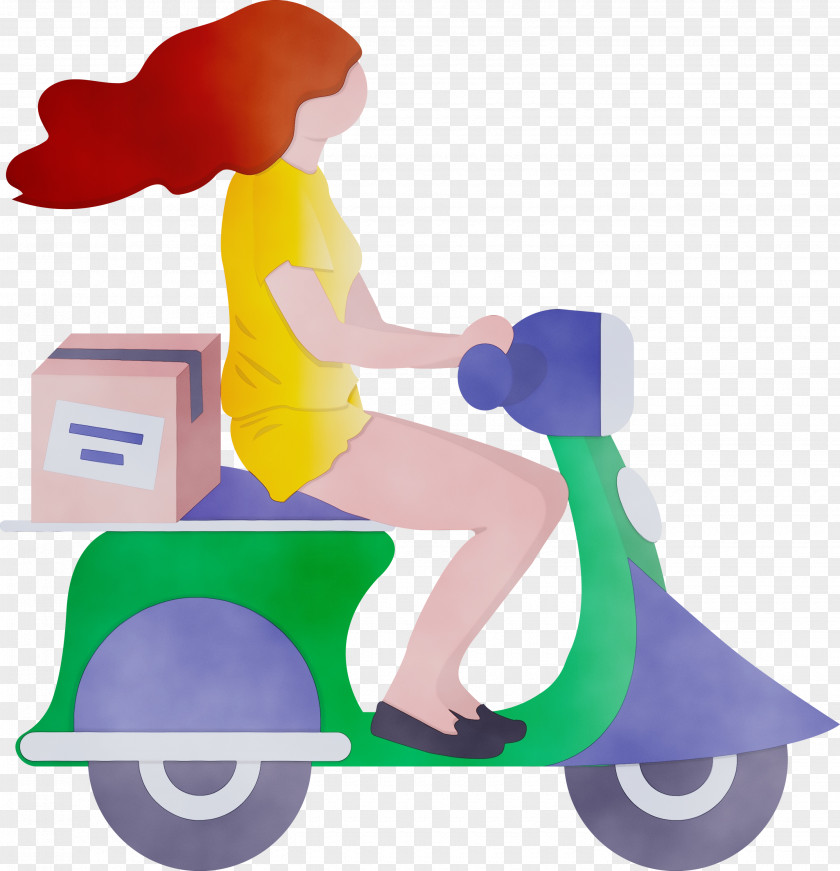 Scooter Vehicle Vespa PNG