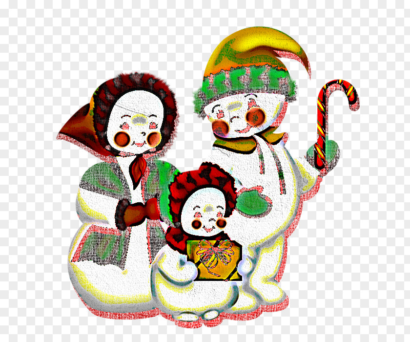 Sticker Snowman PNG