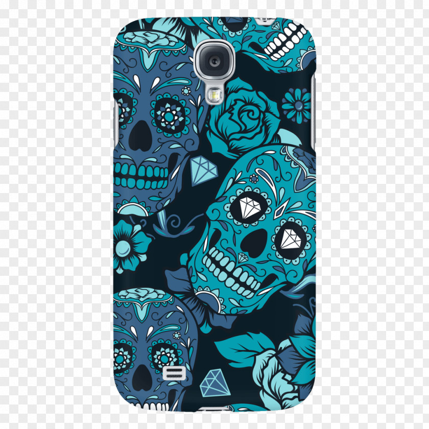 Sugar Skulls Calavera Day Of The Dead Skull Blue PNG