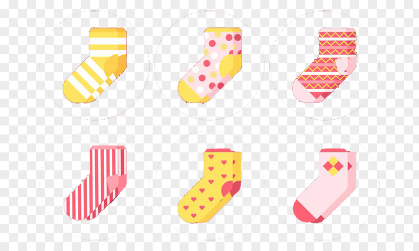 Trumpet Pink Baby Socks Download Icon PNG