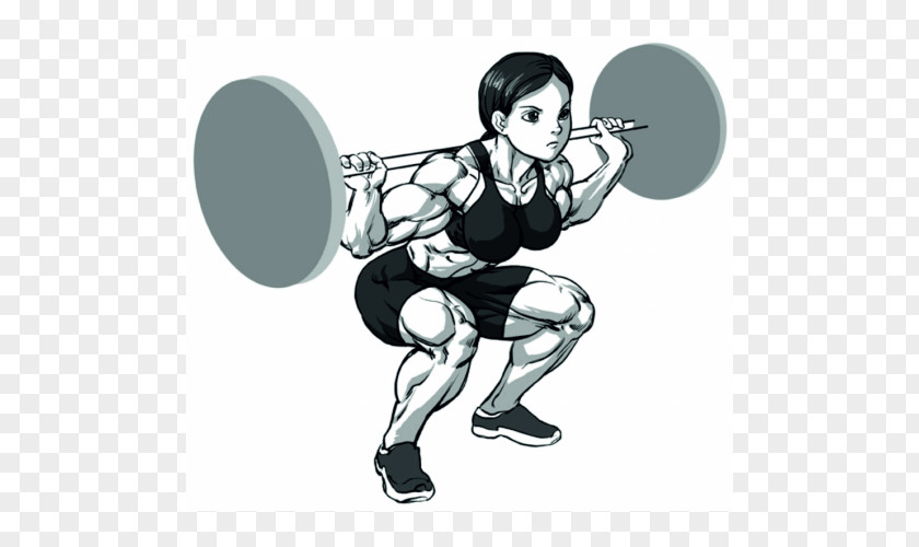 Car Barbell Squat Weight Training Posture PNG