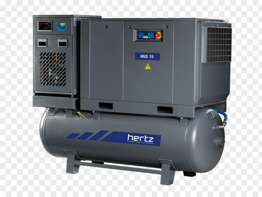 Screw Rotary-screw Compressor The Hertz Corporation Compressed Air PNG