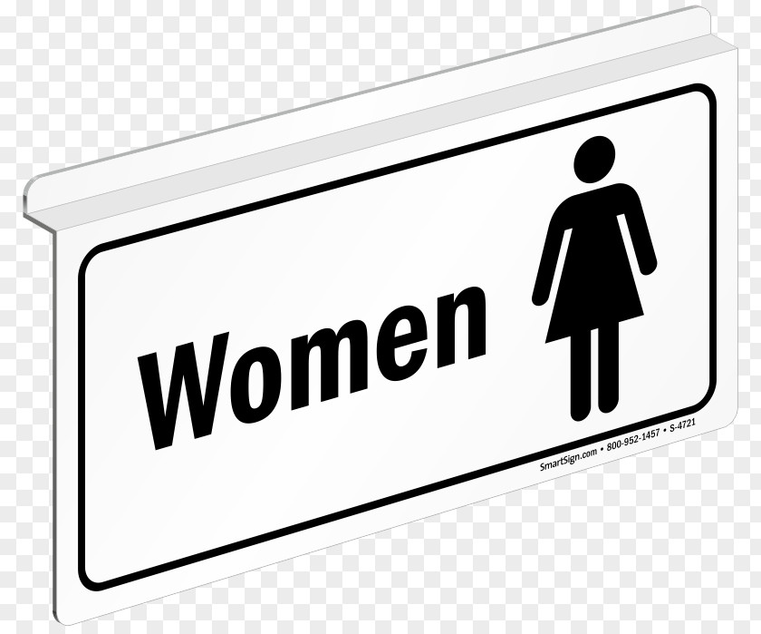 Women Sign Public Toilet Bathroom Ceiling PNG