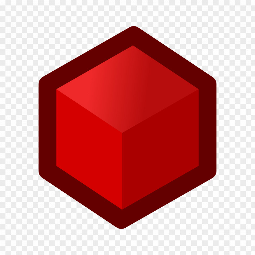 Cube Red Clip Art PNG