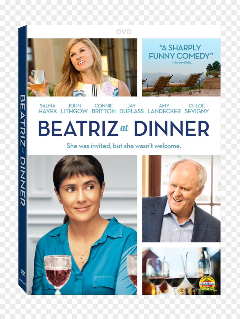 Dvd Beatriz At Dinner Salma Hayek HD DVD Blu-ray Disc PNG
